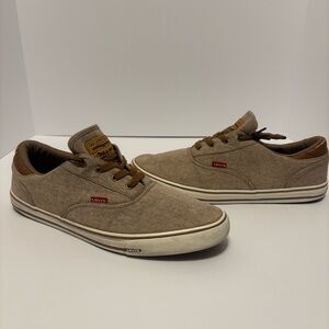 Levi's Men's Tan and Brown Shoes Size 14